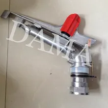 New 1.5″ DN40 zinc Alloy 360 gear drive spray gun nozzle 360 Adjustable angle Agricultural field Sprinklers