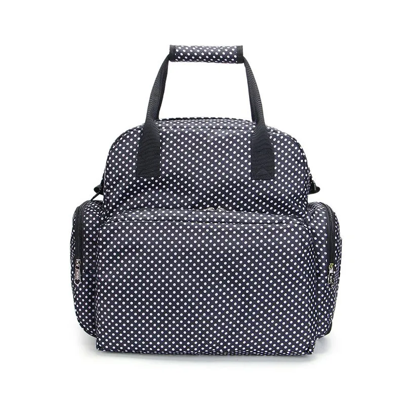 343412cm Fashion Baby Diaper Bags Backpack Nappy Changing Bag For Mom Dot Women Messenger Tote Mother Maternity Bag Ladies (18)
