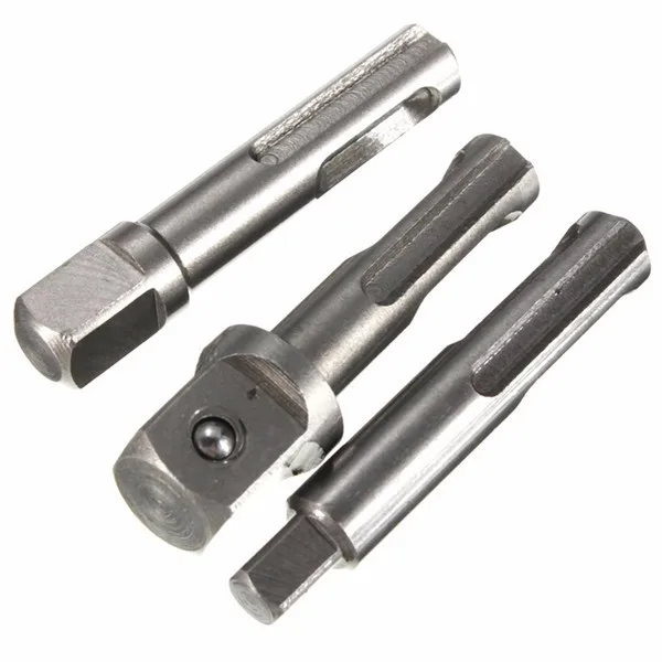 2 Sets Lot 3pcs 1/4 3/8 1/2 Inch Sds Socket Driver Adapters Drive Power
