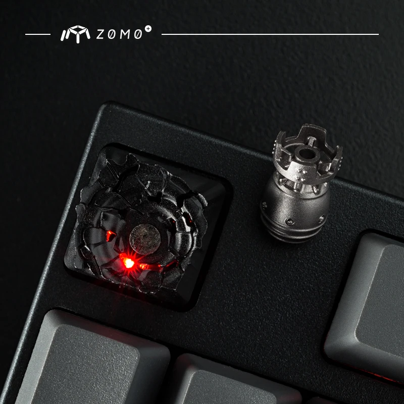 Zomo алюминиевая Магнитная бомба Artisan Keycap CNC анодированный алюминиевый корпус совместим с переключателями Cherry MX