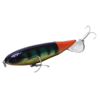

Whopper Popper Topwater Fishing Lure 13cm 39g Artificial Bait Hard Fishing Plopper Hook Soft Rotating Tail Fishing Tackle Larg#8