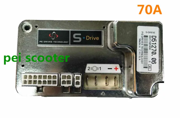

70A PG brushed wheelchair scooter dc motor controller with electromagentic brake good quality pps-70