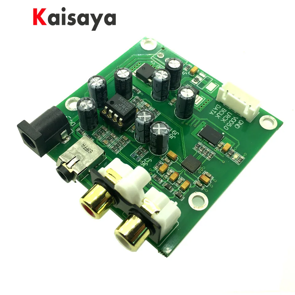 ES9018K2M I2S IIS DSD цифровой аудио DAC декодер 32bit 384k AUX аналоговая Выходная плата для hifi