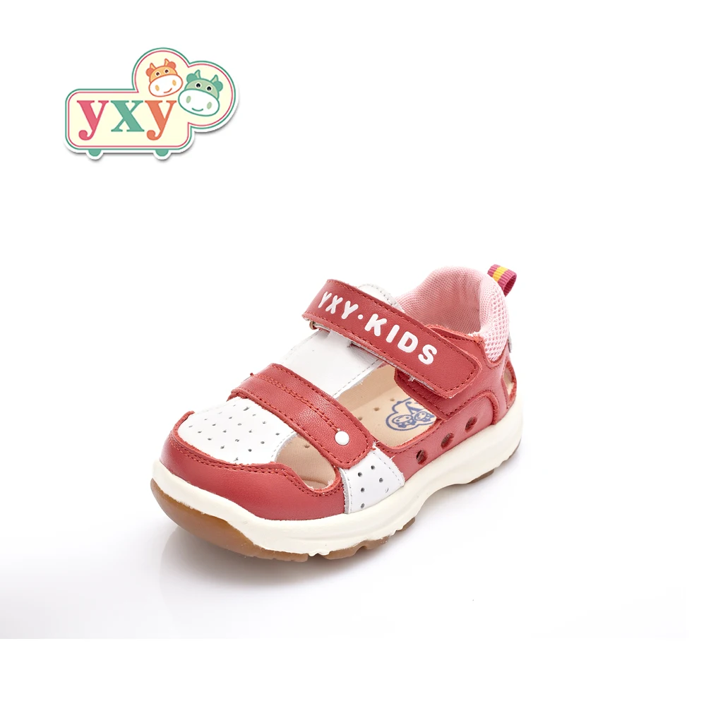 

YXY 2017 summer function natural leather baby boys girls prewalkers anti-slip hook&loop dirty proof sandals Breathable shoes