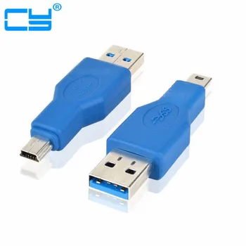 

Laptop 5Gb/s USB 3.0 A Male port to USB3.0 mini B Male Card Desktop USB3.0 AF to 10Pin Mini-B connector data Converter