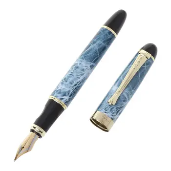 

JINHAO Marble Fountain Pen Medium Nib 0.5mm Calligraphy Signature School Office Writing 9 Styles