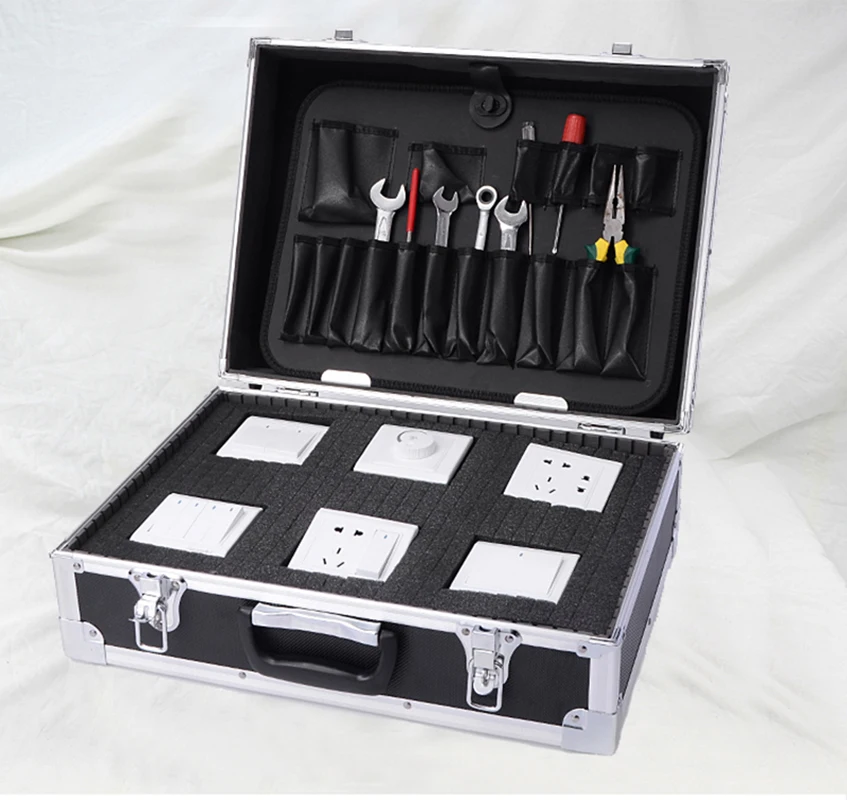 Espuma precortada para caja de herramientas de plástico y caja de  herramientas manual, tamaño 350-430*250-290*40-50mm - AliExpress