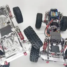 Осевой scx10 Рок Гусеничный ЧПУ полный металлический каркас расстояние 313 мм внедорожный грузовик с дистанционным управлением