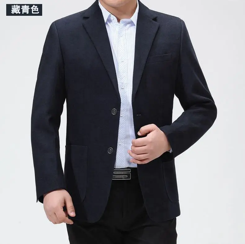 WAEOLSA Mens Blazers Plain Color Suit Coat Slim Fit Outfits Red Gray Camel Blazer Hombre Tailored Suit Jacket For Man Costume 2019 (10)