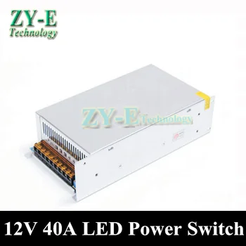

480W 12V 40A led transformer led Switch Power Supply Driver LED Strip light Display adapter AC110V-240V Input 12V free shipping