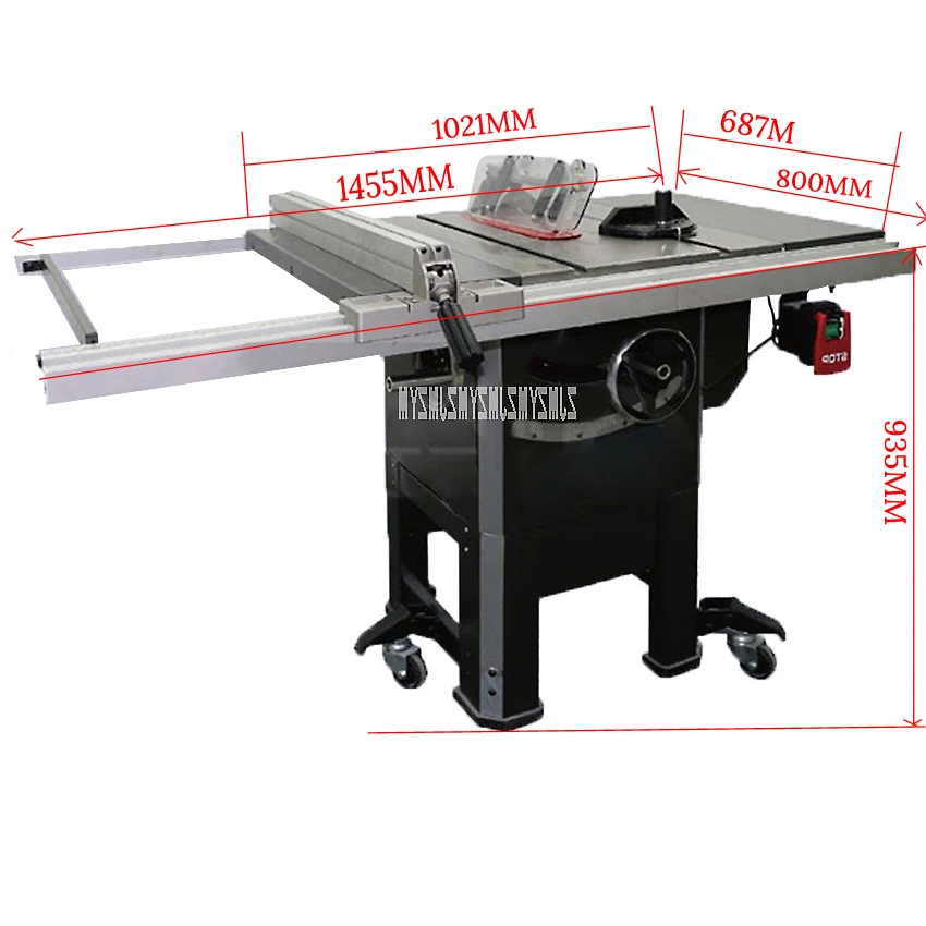 10 inch Multi-function Woodworking Cutting Machine Table Panel Saw 220V 3450RPM Circular Saw 10 inch Multi-function Woodworking Cutting Machine Table Panel Saw 220V 3450RPM Circular Saw