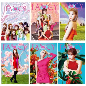 

27Pcs/Set TWICE Fancy You New Album Photocard HD Poster For Student Card Bus Crystal Card Stickers Fans Gift