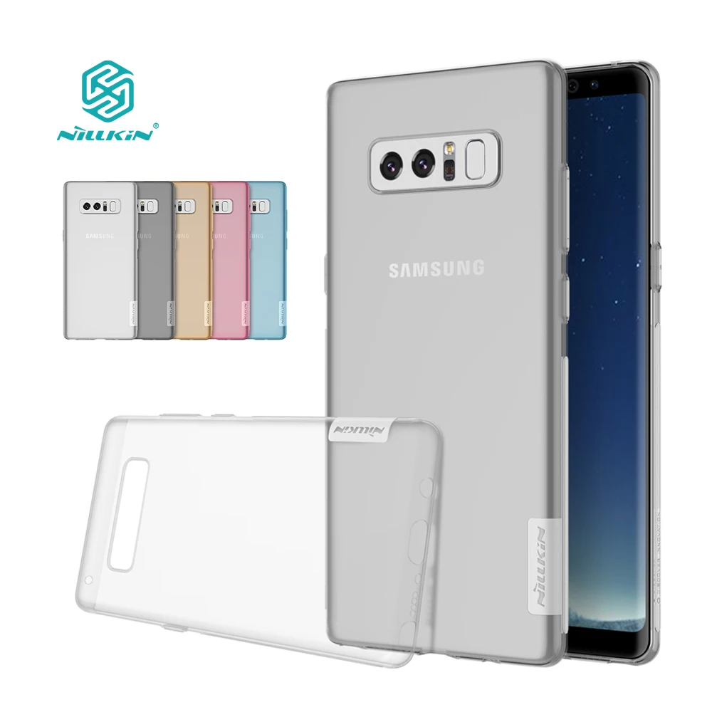 

Note 8/9 case Nillkin Nature Transparent Clear Soft silicon TPU Protector back cover for samsung galaxy note 8 case cover 6.32''