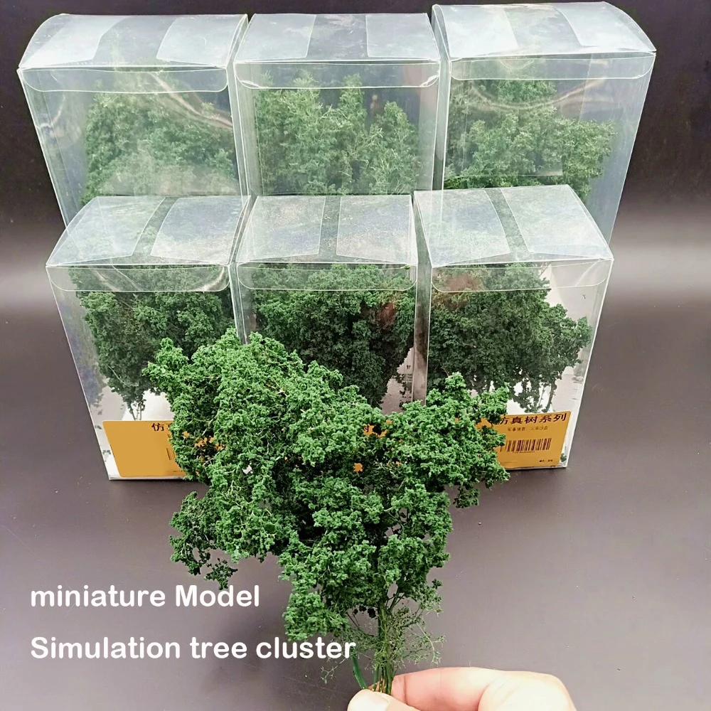  miniature Scenario model Simulation tree cluster Sand Table DIY Material Train Military Scene scale