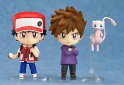 Аниме Nendoroid 612 красный и зеленый Mew 10 см фигурку игрушечные лошадки