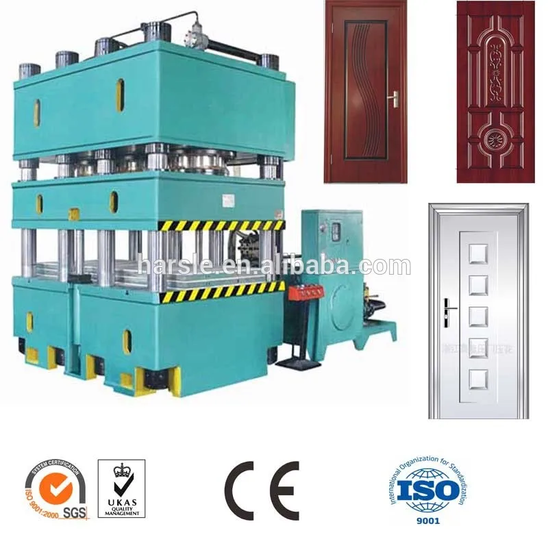double crank close type press machine door hydraulic |