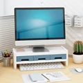 Multi Büro Computer Monitor Schützen Erhöhung Regal Display Basis Halterung Desktop Storage box holz finishing rack|Halter & Gestelle| -