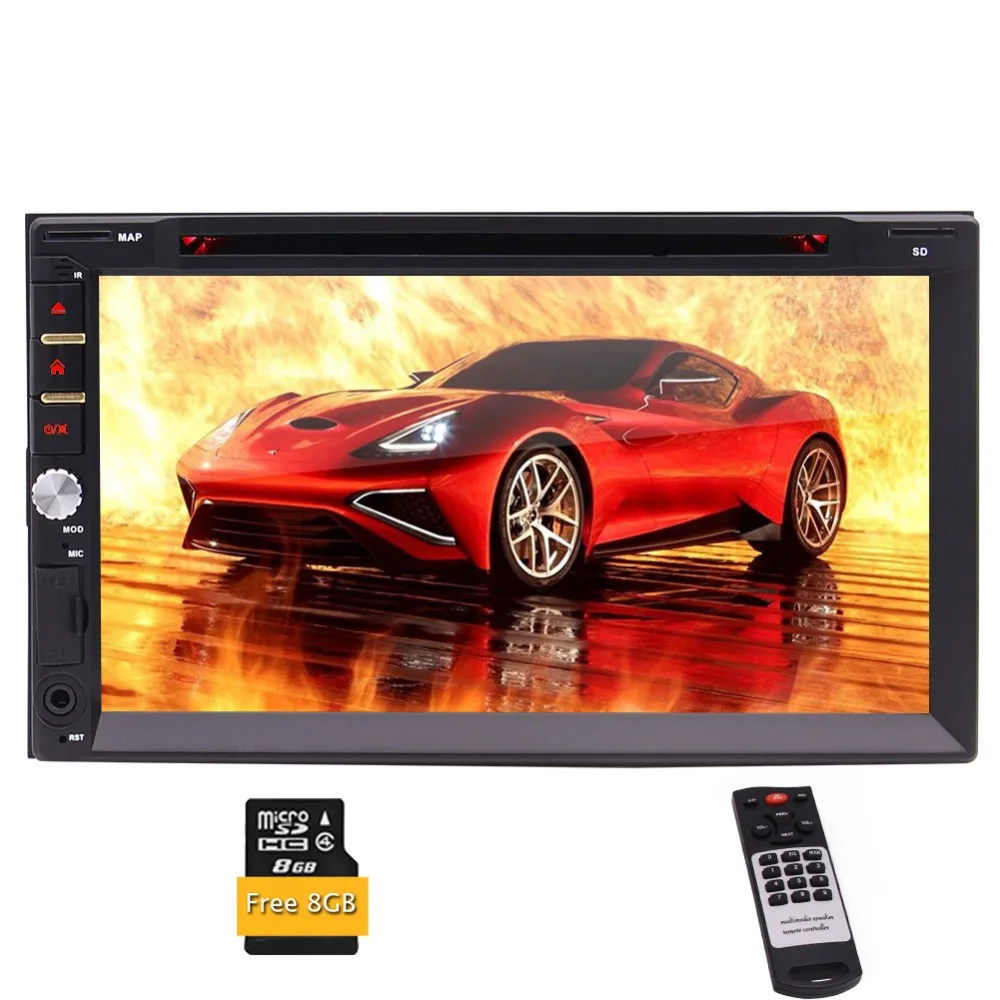 

EinCar 2 DIN Car Multimedia Receiver Car Stereo TF Card Slot DVD/CD/USB/MP4/MP3 Player,FM AM RDS Radio Bluetooth Audio Streaming