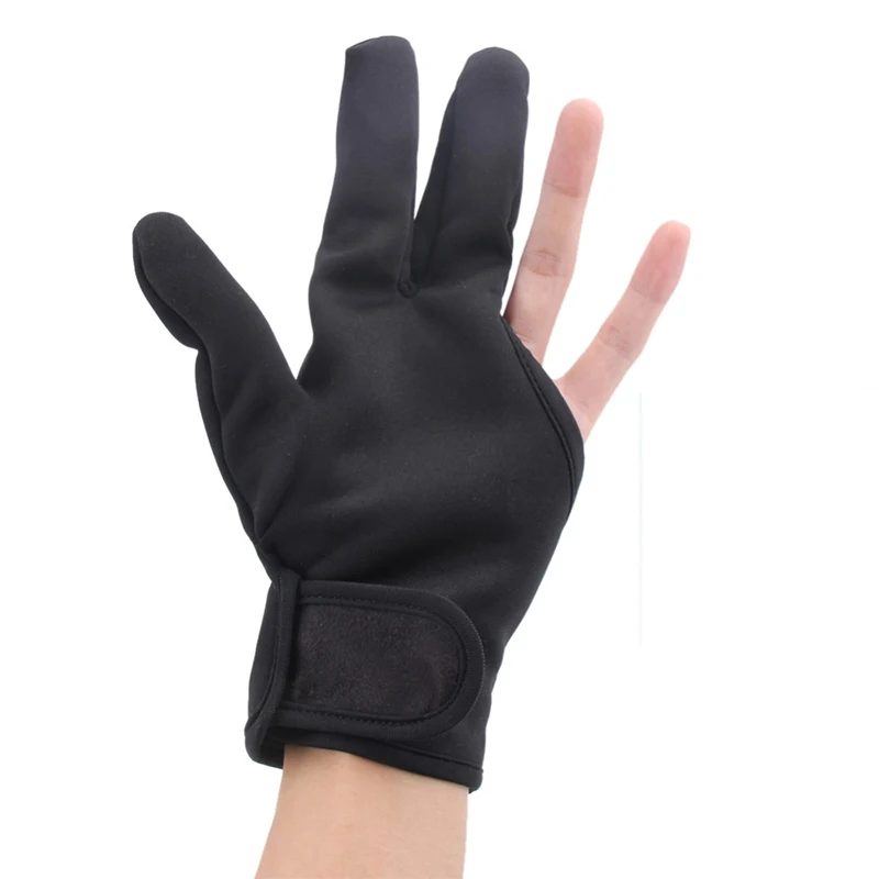 Protective Gloves Safety Gloves Hairdressing Three Fingers Anti-hot For Flat Iron Heat Resistant Hair Straightening Curling Styling