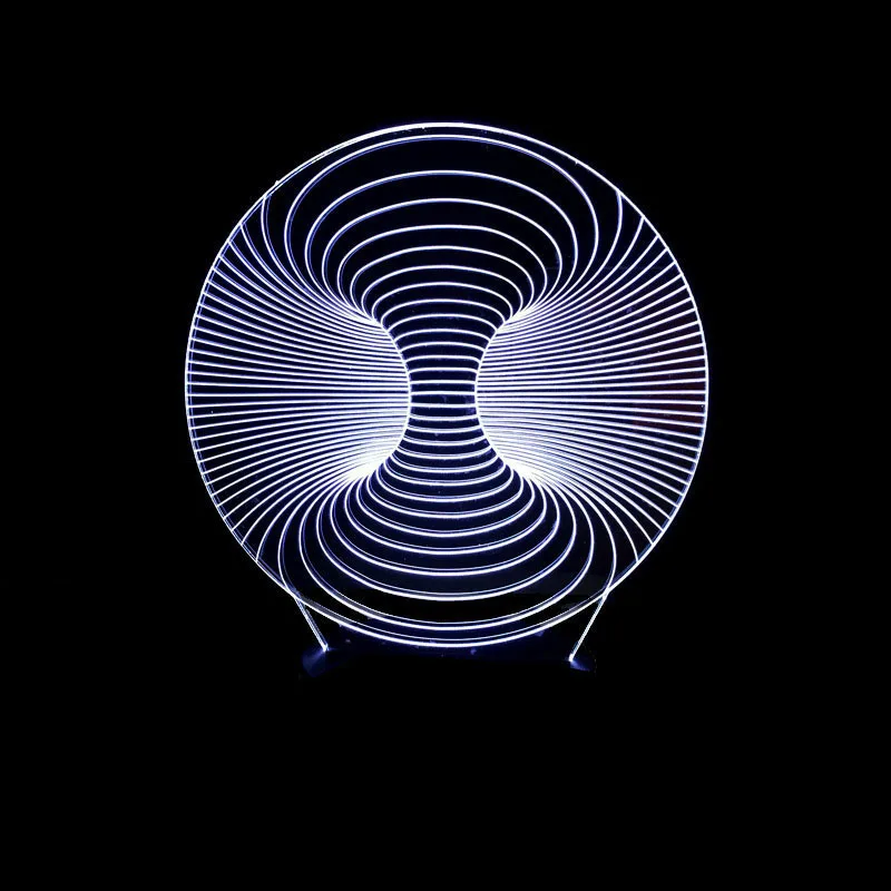 

YIMIA Creative Ray of light 7 Color Change 3D LED Light Acrylic Touch USB Lamp Room Table Desk Night Light kid's Gift Funs