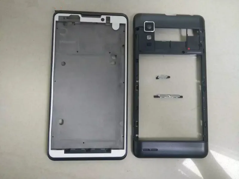 

100% New Front Frame LCD Screen Frame Middle Frame Housing Case For Lenovo P780 With 3M Adhesive+Power Volume Buttons