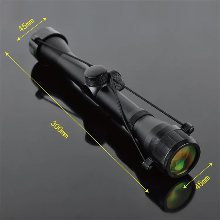 Optical Riflescope 4X32 Airsoft Rifle Weapon Scopes Sight Reflex Sight