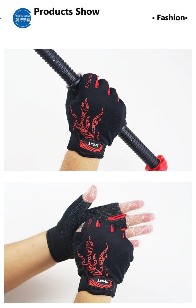 LongKeeper Flame с обрезанными пальцами тактические перчатки Для мужчин Гибкая пальцев противоскользящие Женские варежки полуперчатки Спорт