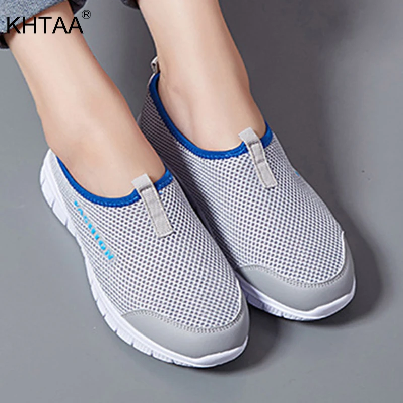 

Women Plus Size Flat Platform Breathable Loafers Autumn Air Mesh Cheap Casual Shoe Ladies 2018 Winter Slip-On Sneakers For Girls