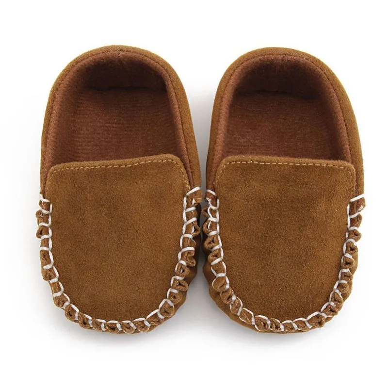 Chic Unixes Multi Styles Newborn Baby Shoes Brown Front