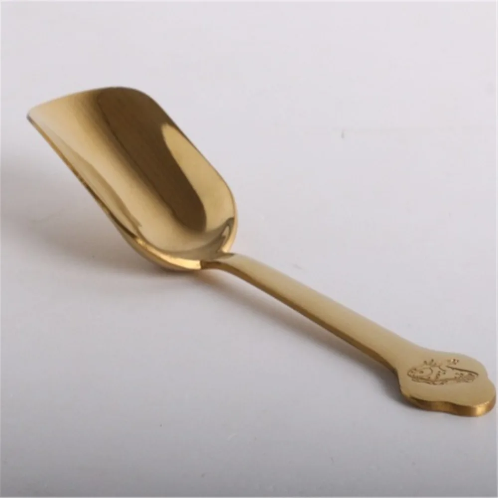 

New Arrival Tea Shovel With Gold Spoon Long Handle Tassel Tea Accessories Kitchen Tools Teaware Chinese Kongfu Tea Spoons Shovel