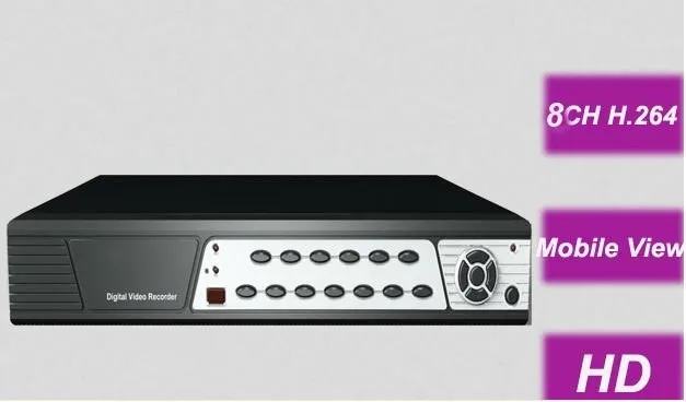 Free shipping 8CH channel HD DVR digital video recorder security surveillance CCTV camera monitoring systems | Безопасность и