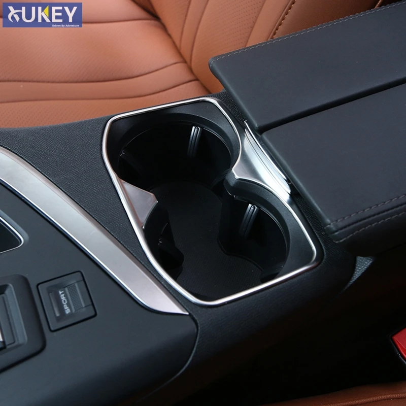 Подходит для Peugeot 3008 5008 2017 2018 хромированный держатель чашки отделка крышки ободок