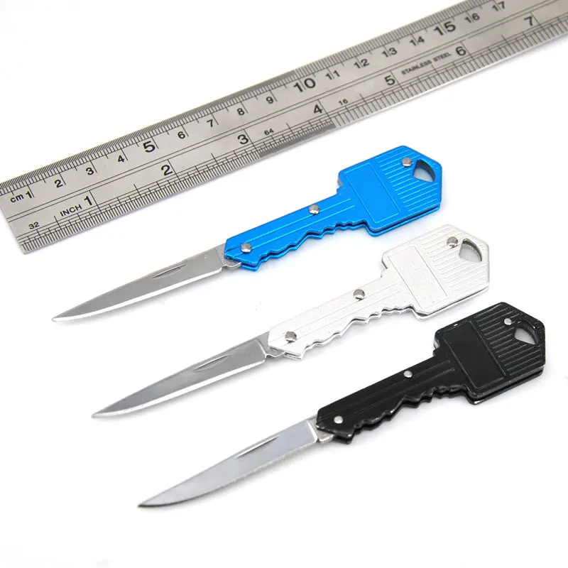 

PRIVEST Mini Carabiner Keychain Knife Camping Climbing Portable Assisted Folding Knife Utility Multitool KT1 Couteaux Pliants