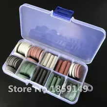 80pcs/set Dental Lab Materials 40pcs Rubber Polishing Wheel+40pcs Rubber Polishing Granule