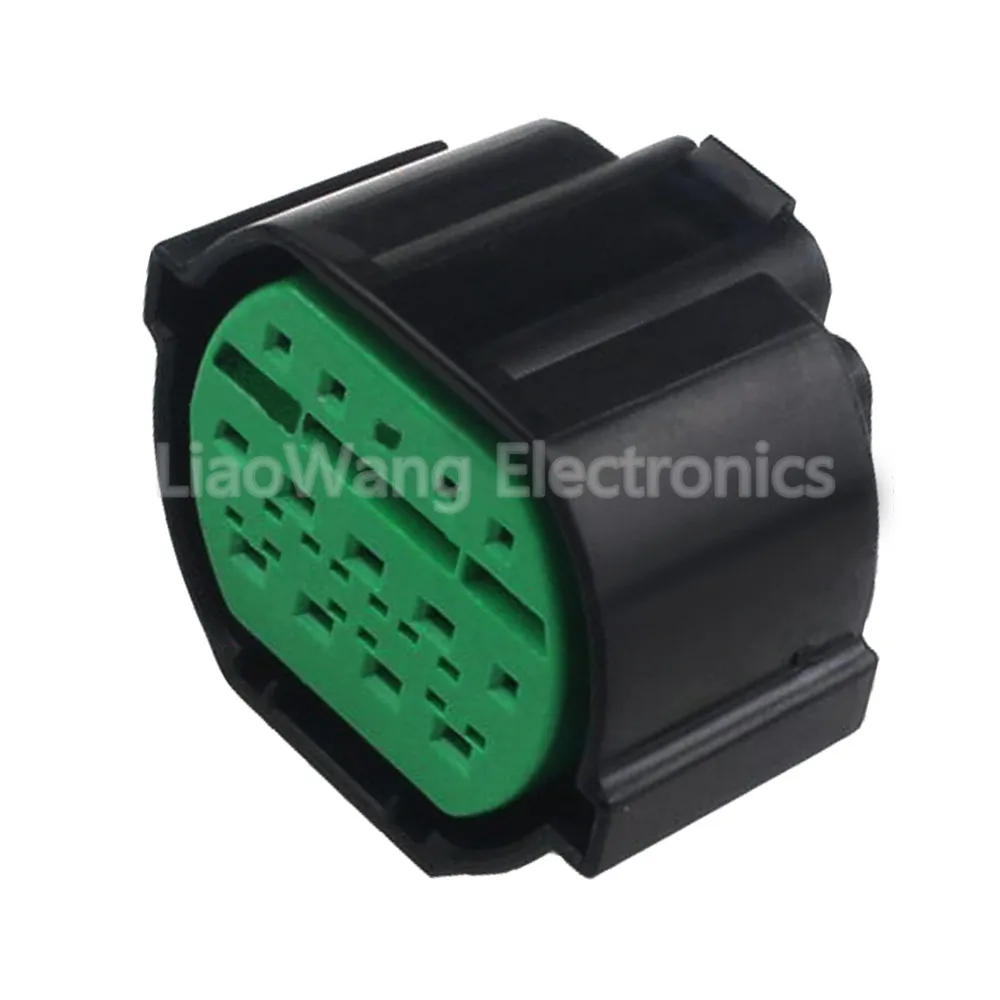 

1 компл. 14-контактный черный разъем для фары автомобиля, соединитель жгута с клеммой