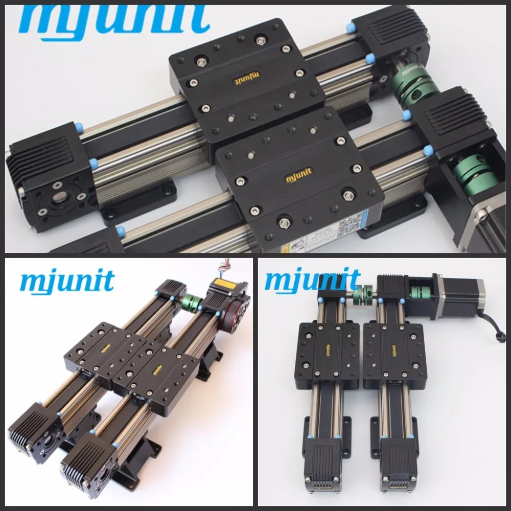MJUNIT MJ45 belt drive linear motions system 3 axis wood cnc router