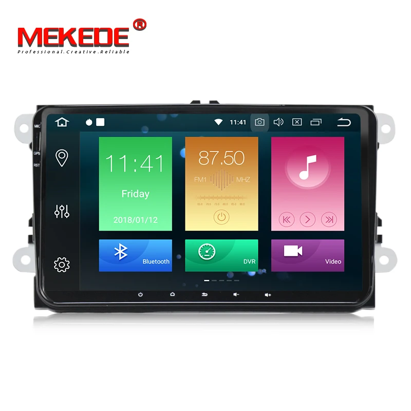 

car multimedia player Android 9.0 8 Core 4G RAM Car DVD GPS Player For VW polo golf passat tiguan skoda yeti superb rapid gps
