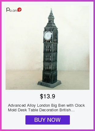 Современный Сплав Лондонский Биг-Бен с Форма в виде часов, украшение стола, сувениры в британском соборе, креативные подарки, Прямая поставка