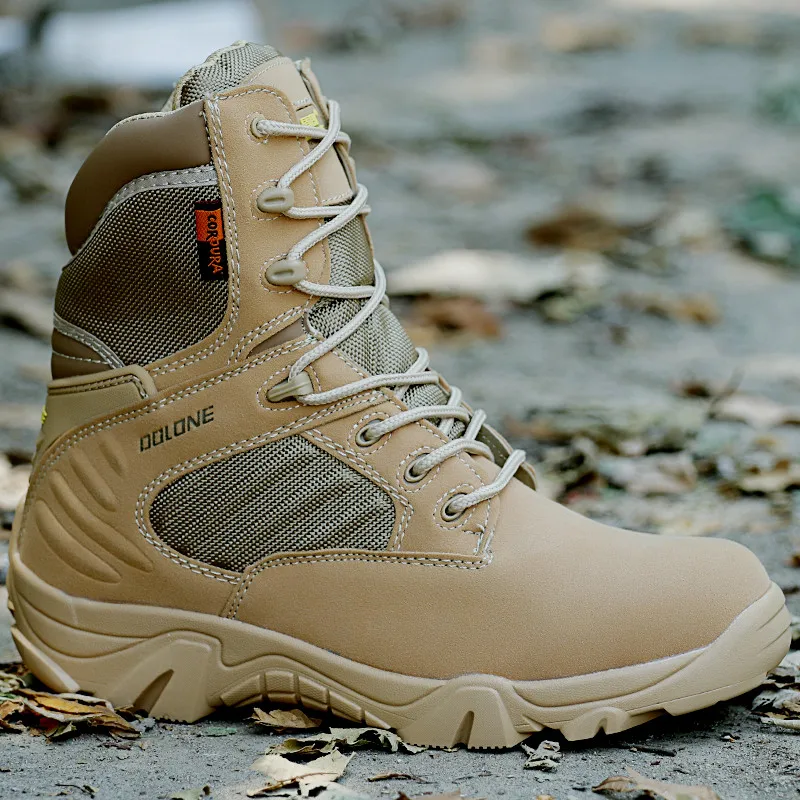 2017 Summer men's desert camouflage boot Military tactical boots men