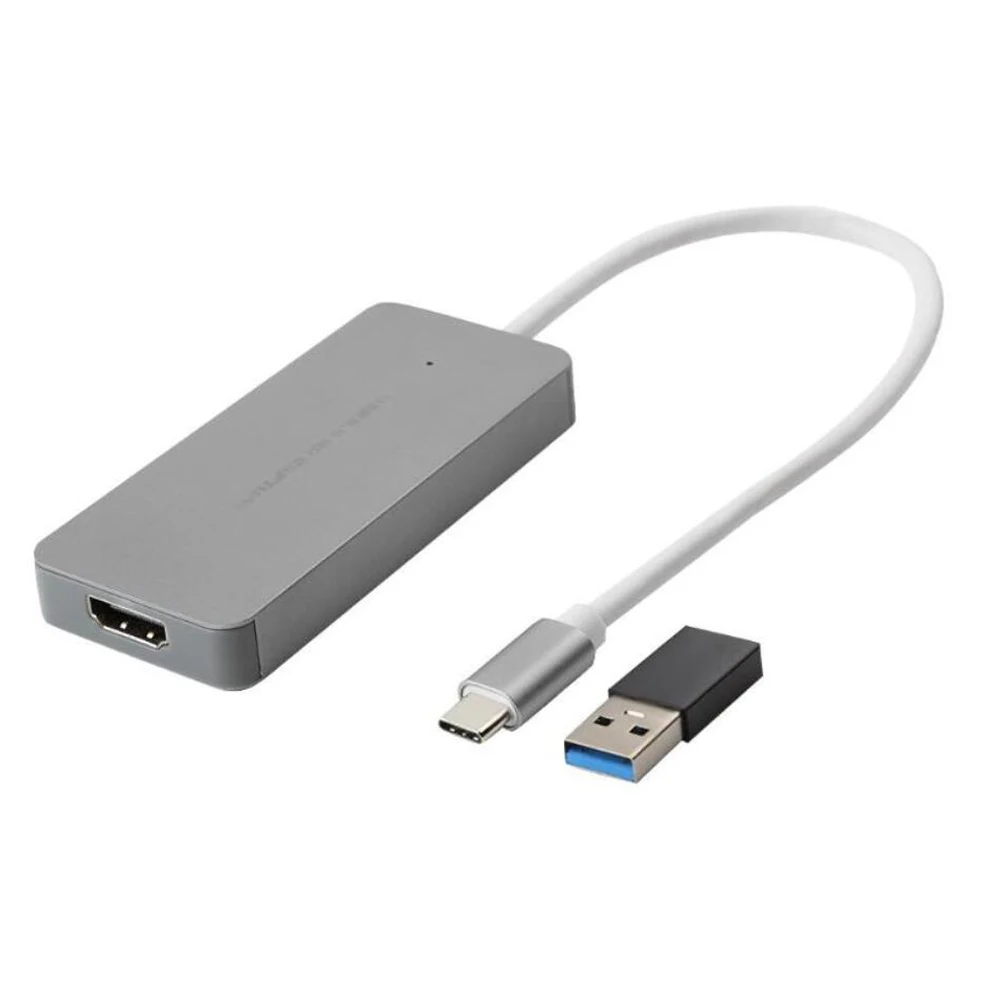 Ezcap265C 1080P HD 60fps USB 3,0 type C к HDMI UVC видео игра захват прямая потоковая для Windows OS X Lunux MAC алюминиевый сплав