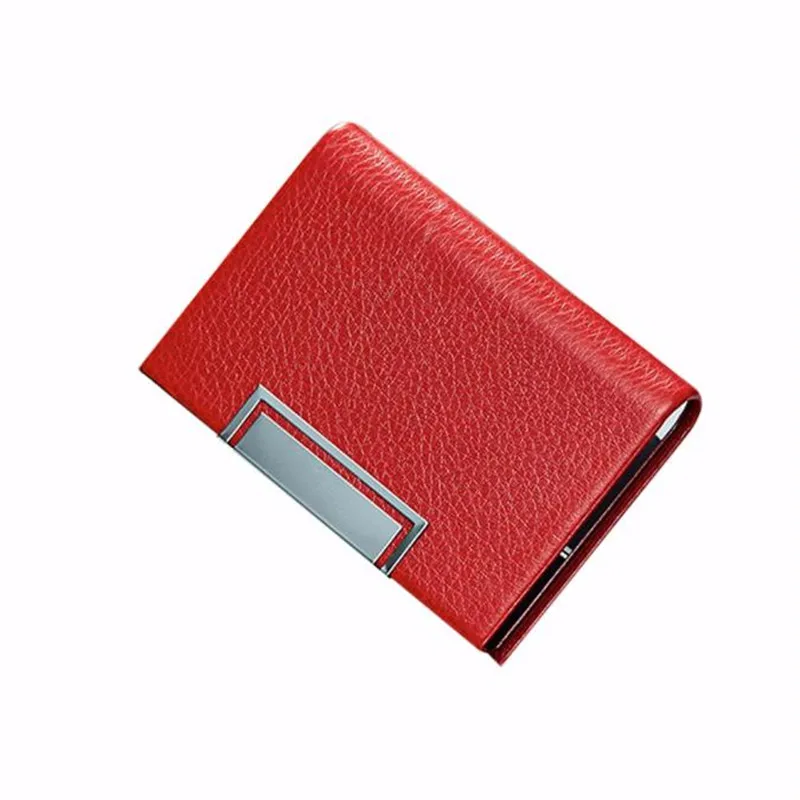 

OCARDIAN Unisex Credit Card Package Card Holder Business Card Cases Visit Card Cases Mini Wallet PU Leather Solid Boxes 8.May.8