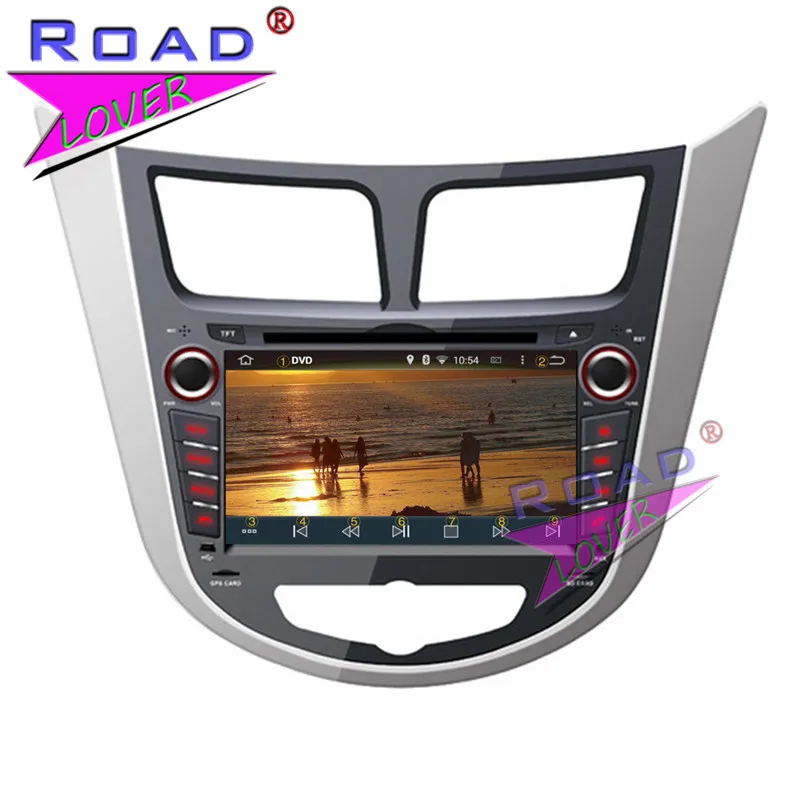 Cheap Roadlover Android 8.0 Car DVD Player For Hyundai Verna Accent Solaris Grand Avega Hatchback 2011- Stereo GPS Navigation Magnitol 5