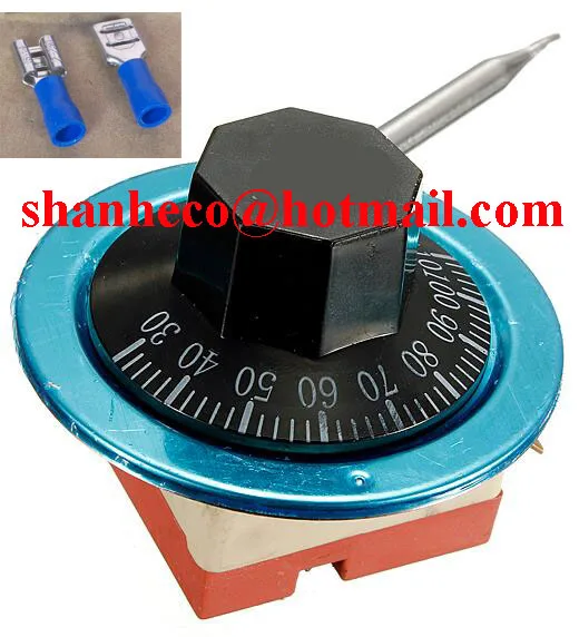30-110 degree Celsius Adjustable NC Temperature Switch Capillary Thermostat 16A with 2 terminals temperature rotary switch | Обустройство