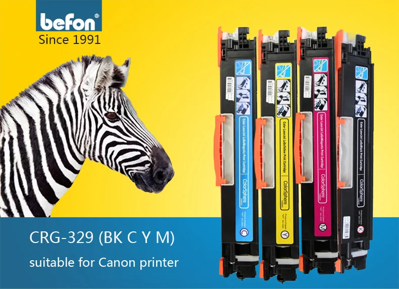 Befon 4 шт. CRG-329 CRG329 CRG 329 CRG729 729 129 картридж совместимый для Canon Тонер-LBP7010C 7010 LBP7018C LBP7018