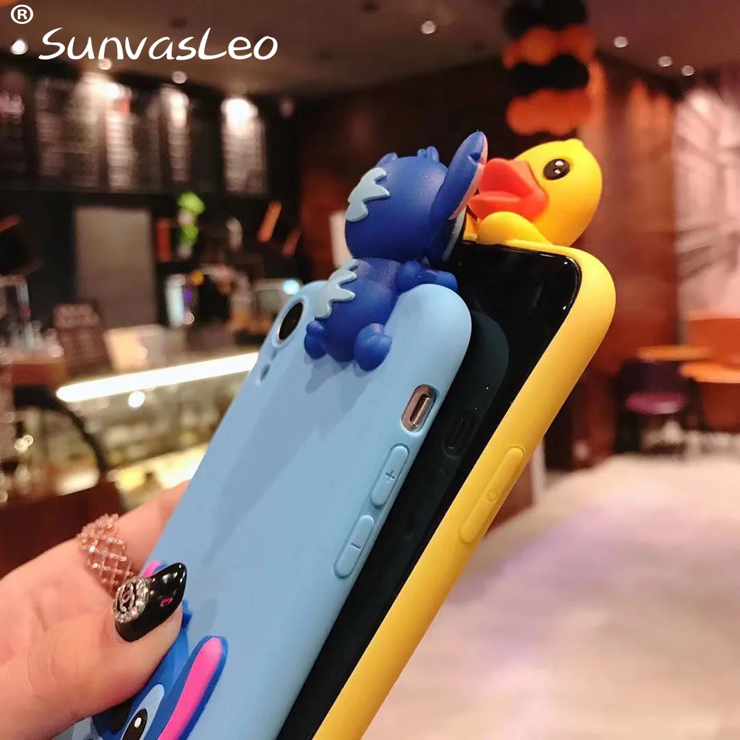 3D Cartoon Animal Soft Case Phone Cover For Samsung J3 J5 J7 (2015 )(2016) J510 J710 J330 J530 J730 J4 J6 J8 Plus 2018 J3 Prime