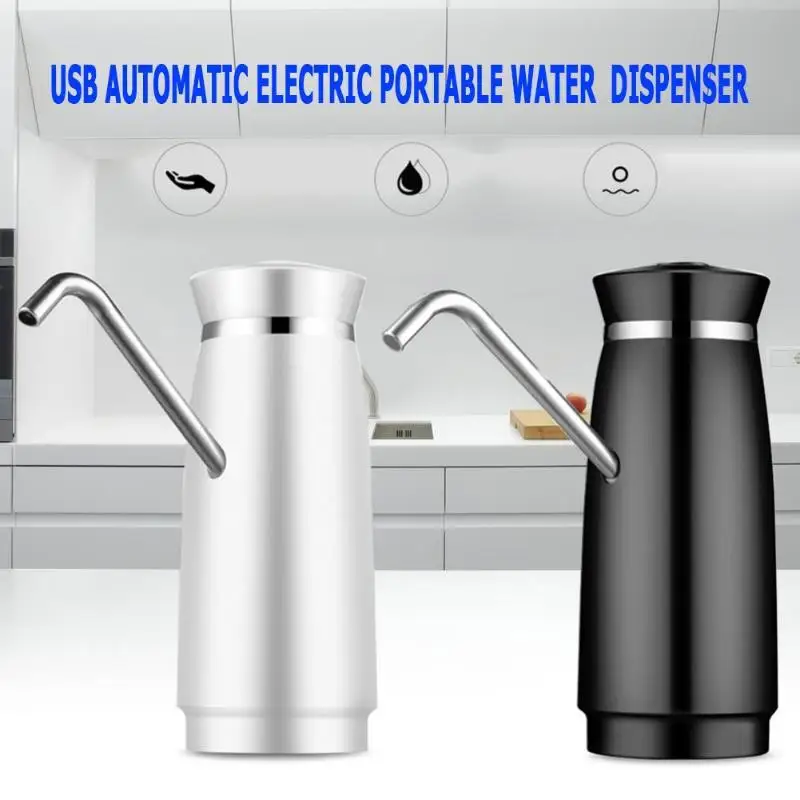 4 Вт автоматический портативный Электрический водяной насос диспенсер галлон USB Перезаряжаемый переключатель питьевой бутылки для домашнего офиса путешествия