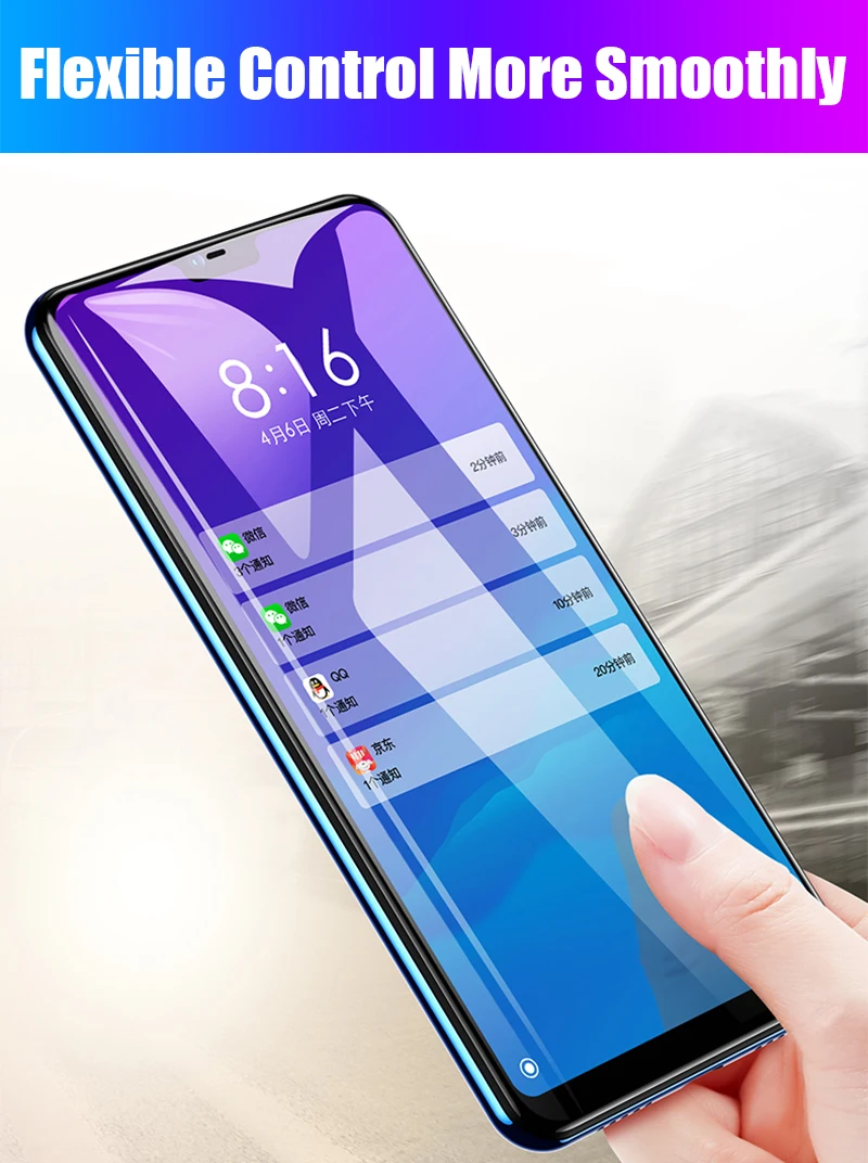 TOMKAS 6D Glass For Xiaomi Redmi Note 6 Pro Glass Case Redmi Note 5 Pro 6 6A 5 Plus For Xiaomi Mi 8 Lite A1 A2 Lite Pocophone F1