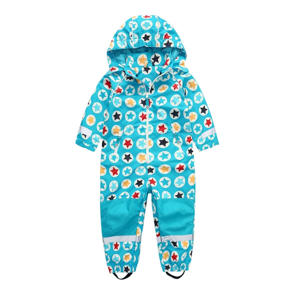 Spring and autumn outdoor children's jumpsuit jacket, boy and girl spring and autumn jumpsuit windproof and waterproof,4 styles