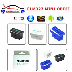 10 шт./лот OBD V2.1 ELM327 Bluetooth МИНИ OBDII Автоматический Сканер OBDI2 Автомобилей ELM 327 Тестер Диагностический Инструмент Для Android Torque/PC