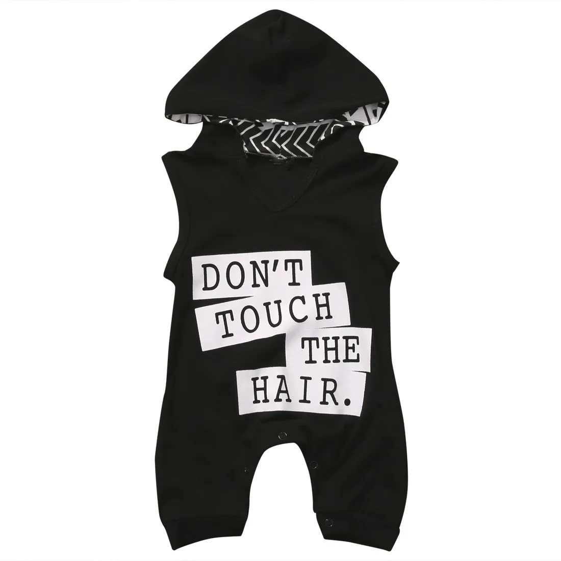 Для новорожденных Одежда для маленьких мальчиков с капюшоном без рукавов Прохладный Комбинезоны для малышек комбинезон для маленьких